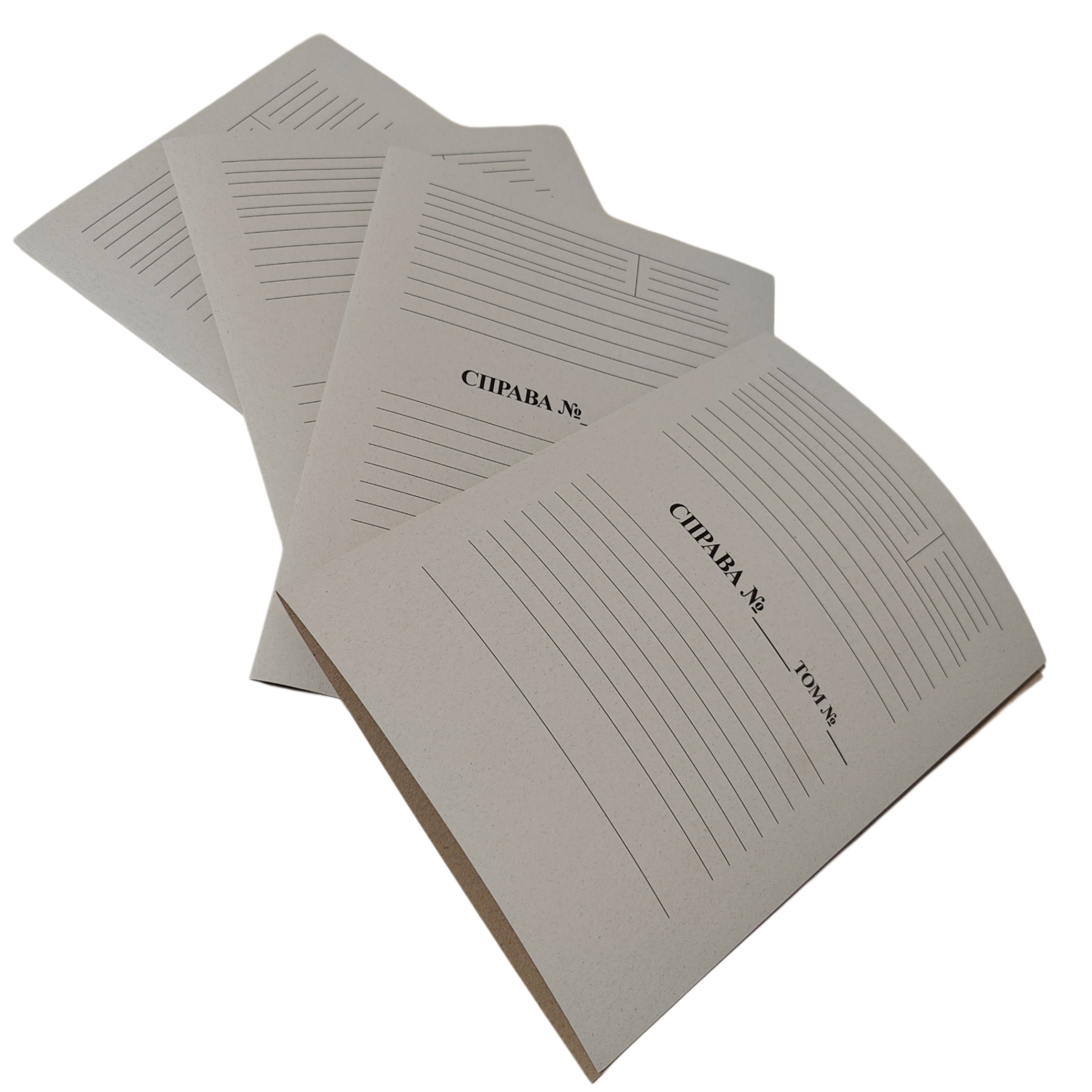 Архівна папка-листівка (для нотаріусів) 320*230мм з титульною сторінкою, без зав'язок, корінець 40 мм ЮТЕК